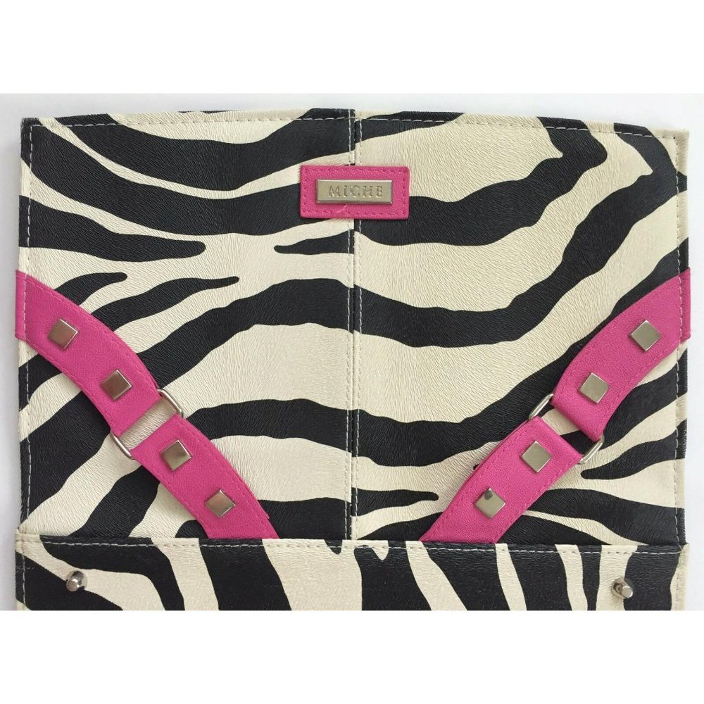 Miche Shell Zoe Zebra Pattern Purse Shell Cover - image 2